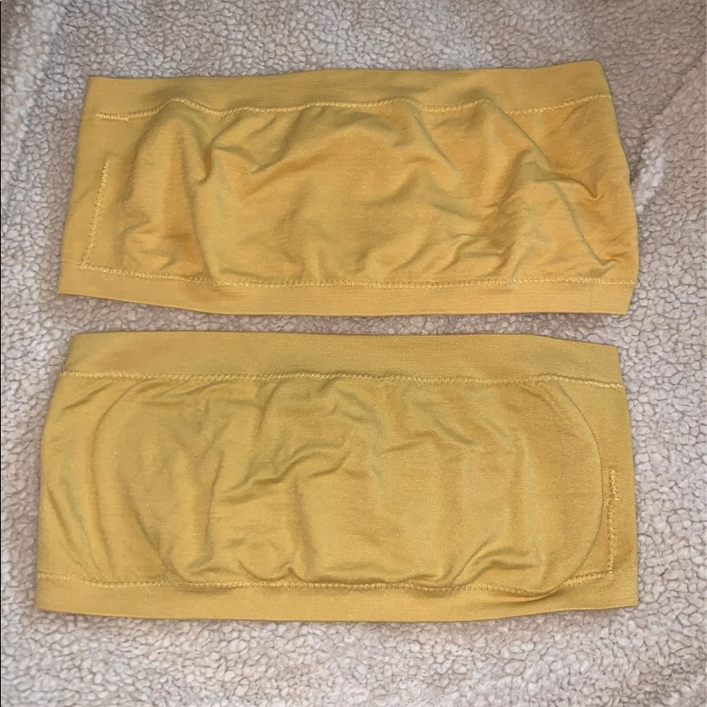 2 Gold/Yellow Bandeaus